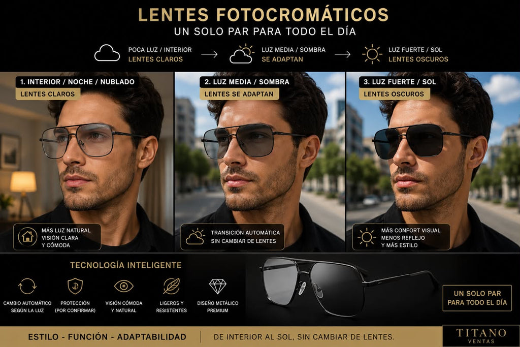 CROMO-SHIFT™ | Lentes Fotocromáticos