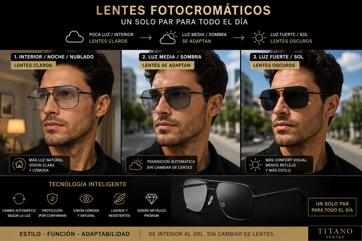 CROMO-SHIFT™ | Lentes Fotocromáticos