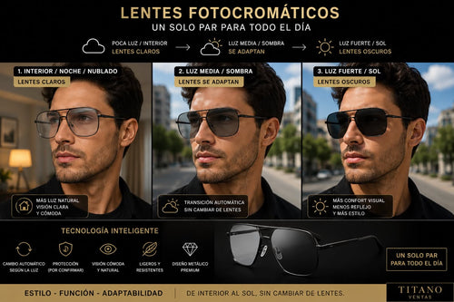 CROMO-SHIFT™ | Lentes Fotocromáticos